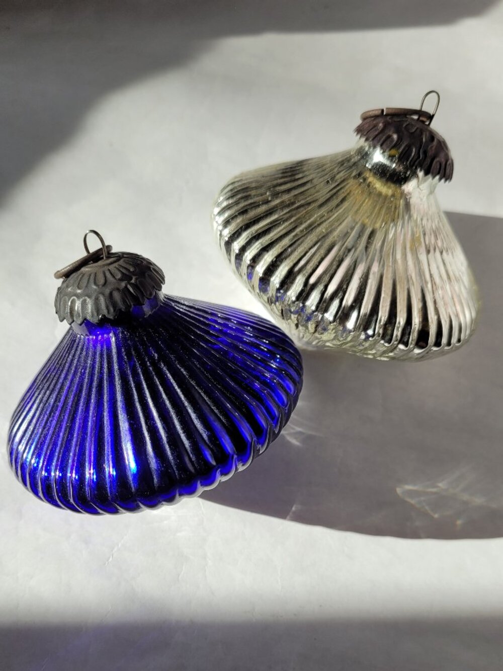 VTG Mercury Glass Ornaments
